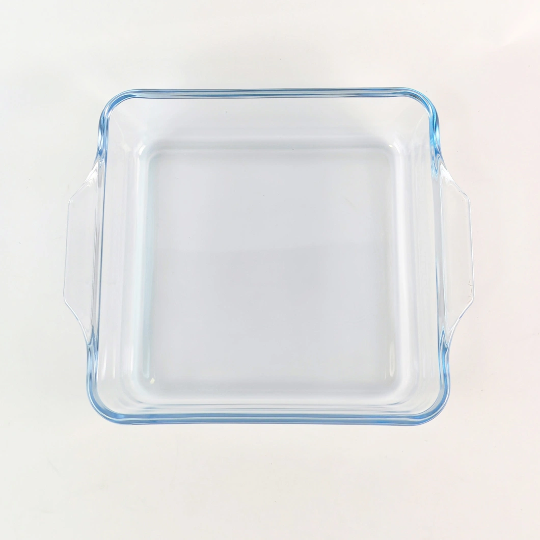 Heat Resistant Bakeware Borosilicate Glass Ovenware Kitchen Oven Square Baking/Roasting/Cooking/Serving Bakeware Set