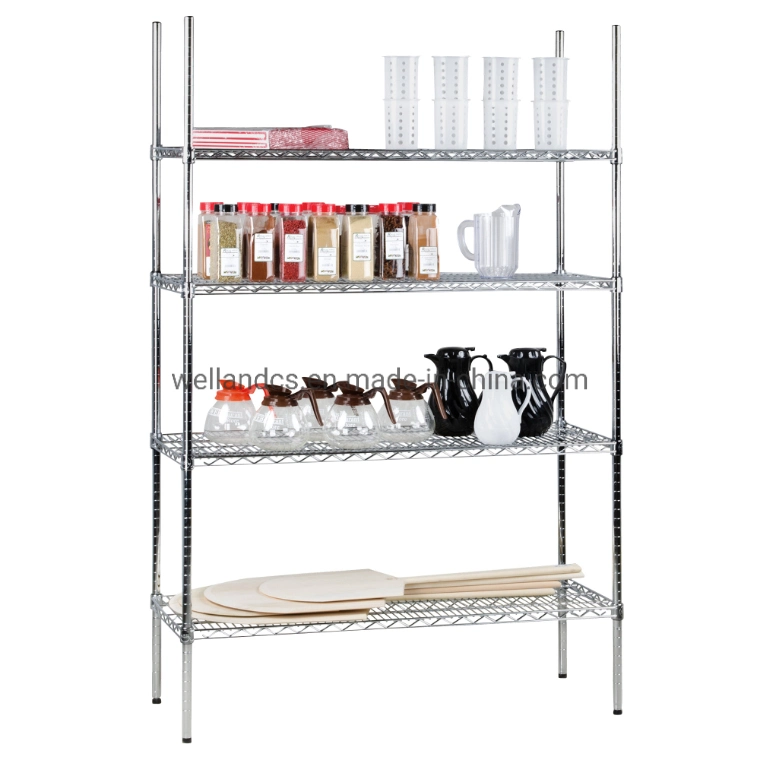 NSF Certificate Commercial Kitchen Storage Metal Wire Racks and Shelves