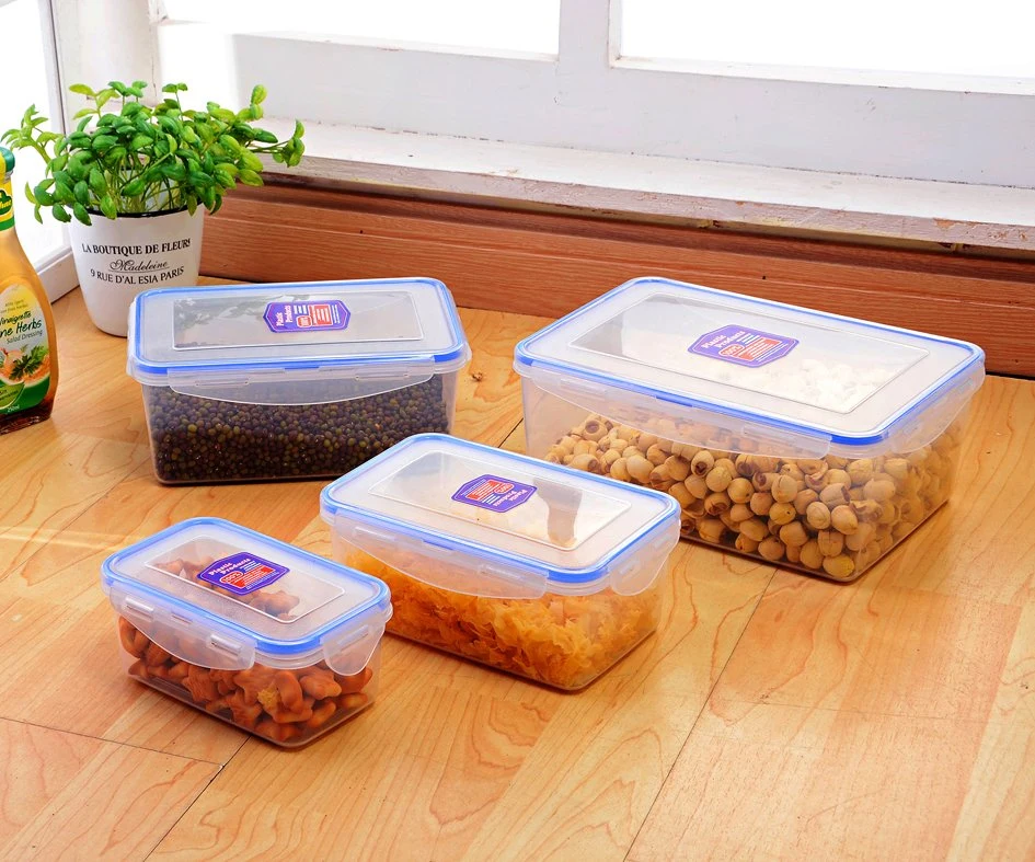 Reusable Ultra-Seal Plastic Kitchen Organizer and Food Storage