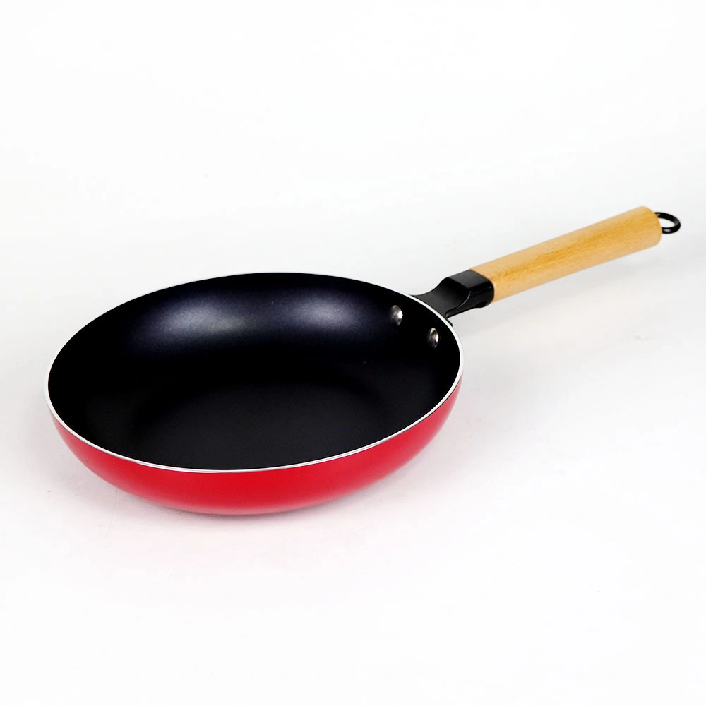 Pfoa Free Nonstick Induction Cookware Set with Wood Handle