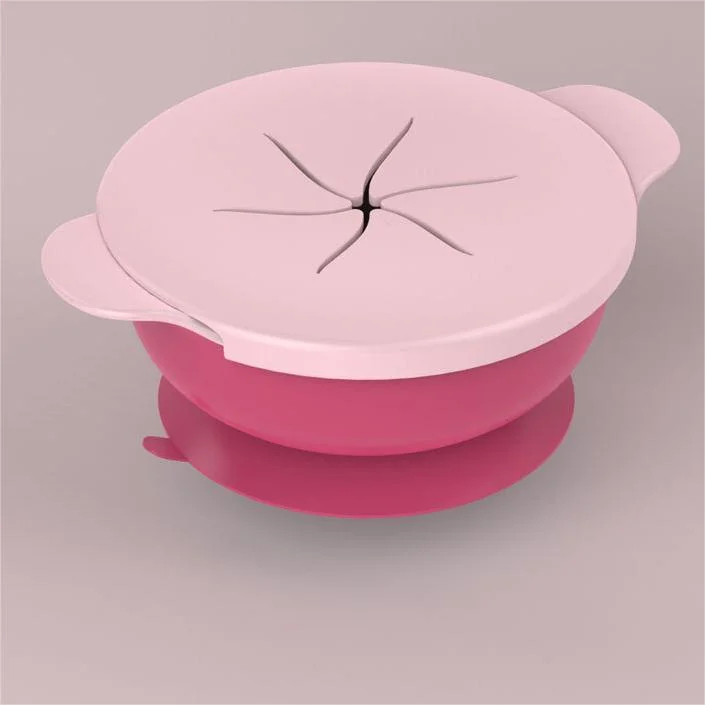 Baby Feeding Plate PP Plastic Multi-Functional Silicone Soup Bowl