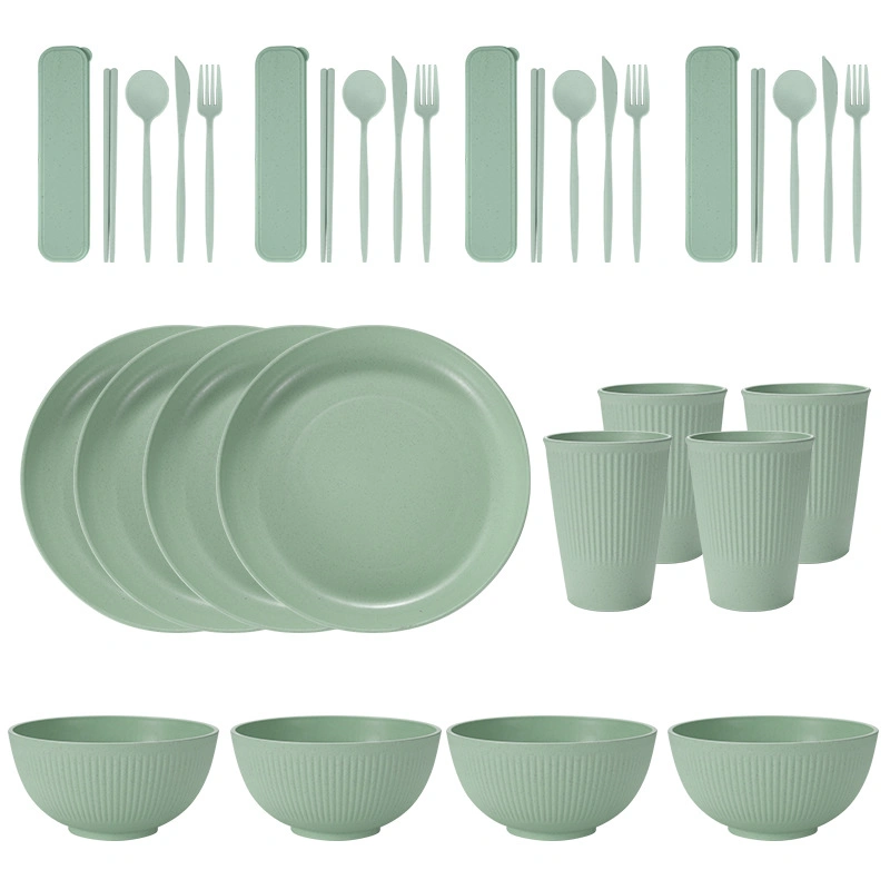 Wheat Straw Dinnerware Sets Dinner Plates New Design Dinner Sets