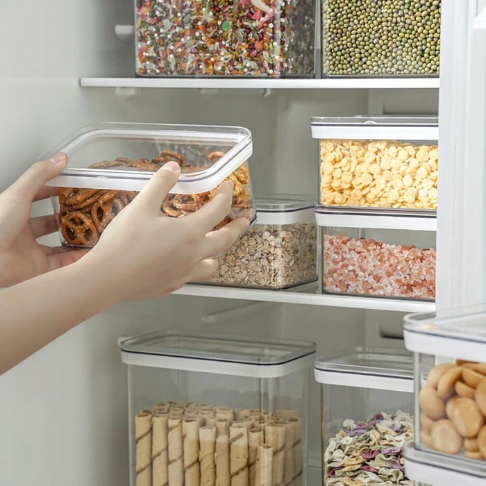 Airtight Food Storage Containers Plastic Kitchen and Pantry Organization Canisters for Cereal
