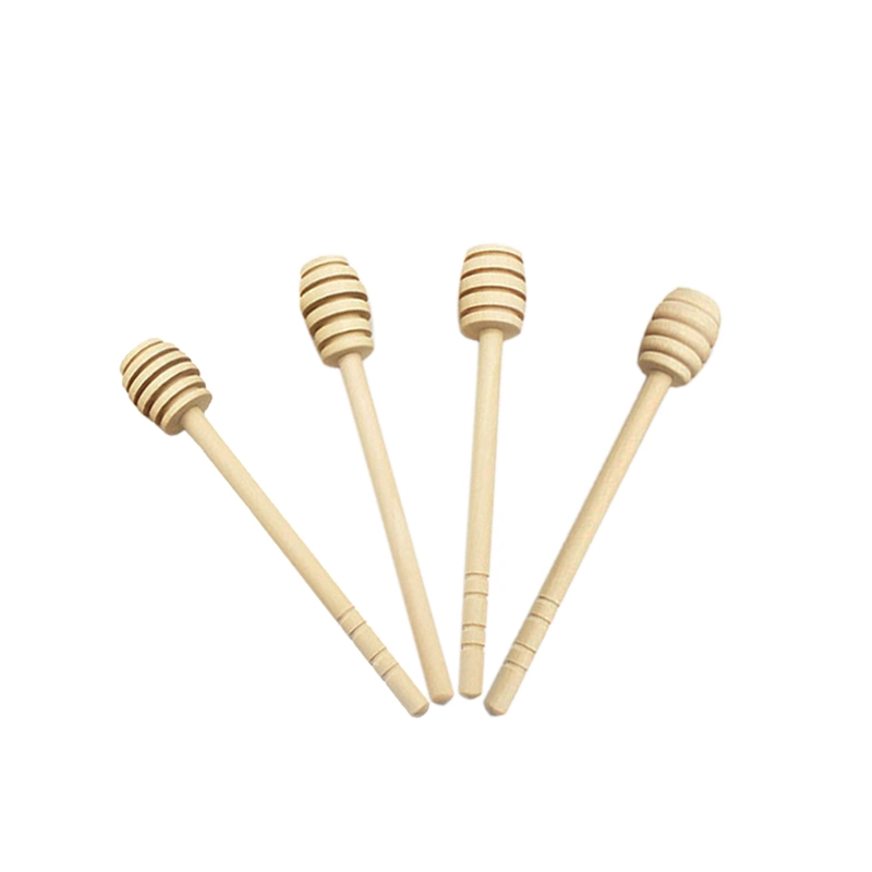 10cm Hot Selling Wood Honey Stick Honey Stir Bar Kitchen Tools Manufacturer Wooden Dipper 8cm 10.5cm 11.5cm 15cm 16cm