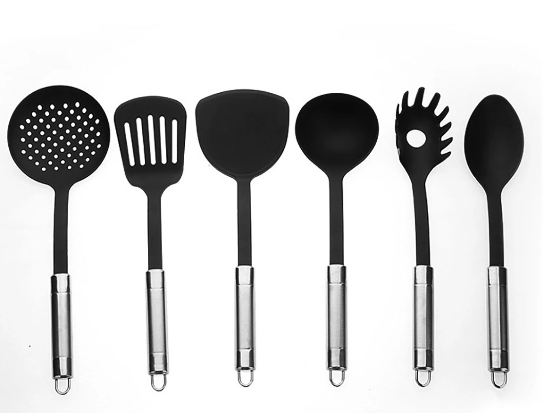 Stainless Steel and Nylon Complete Kitchen 6PCS Cooking Utensils Set