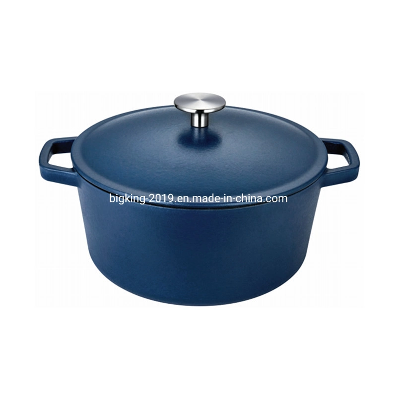 5 Quart Customized Color Enamel Cast Iron Casserole Dish with Lid for Bakeware Oven