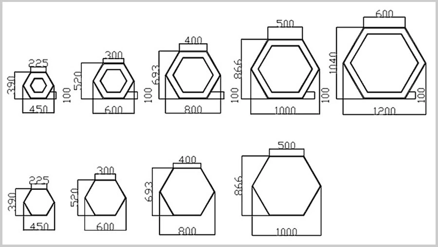 RGB Hexagonal Aluminum Profile Ked Pendant Light Fixture for Bedroom Living Room Kitchen Hallway