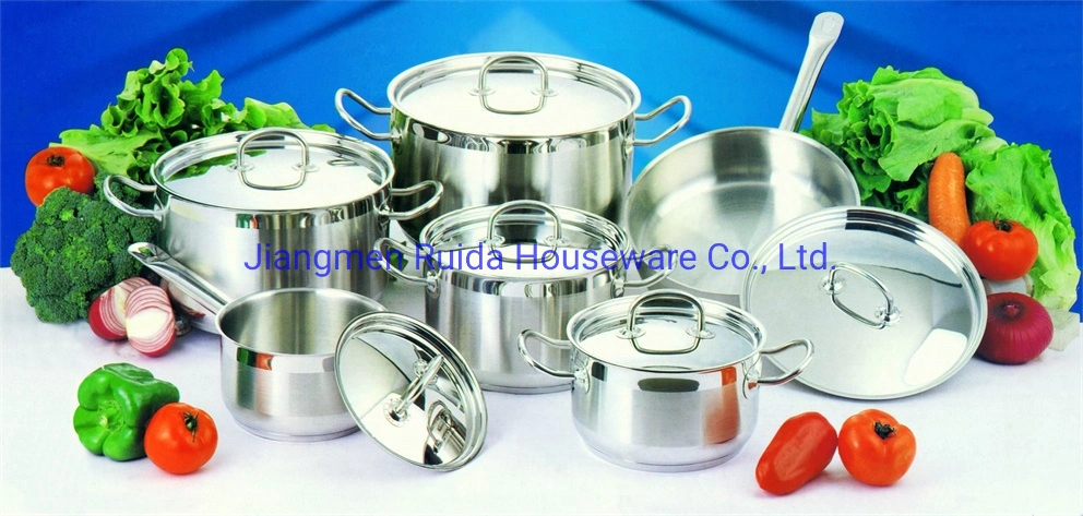 Hot Selling Stainless Steel Casserole Saucepan Cooking Pot Kitchenware with Lid