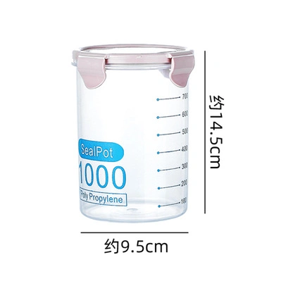 Kitchen Sealed Plastic Grain Storage Box Storing Food Milk Powder Cans Containers