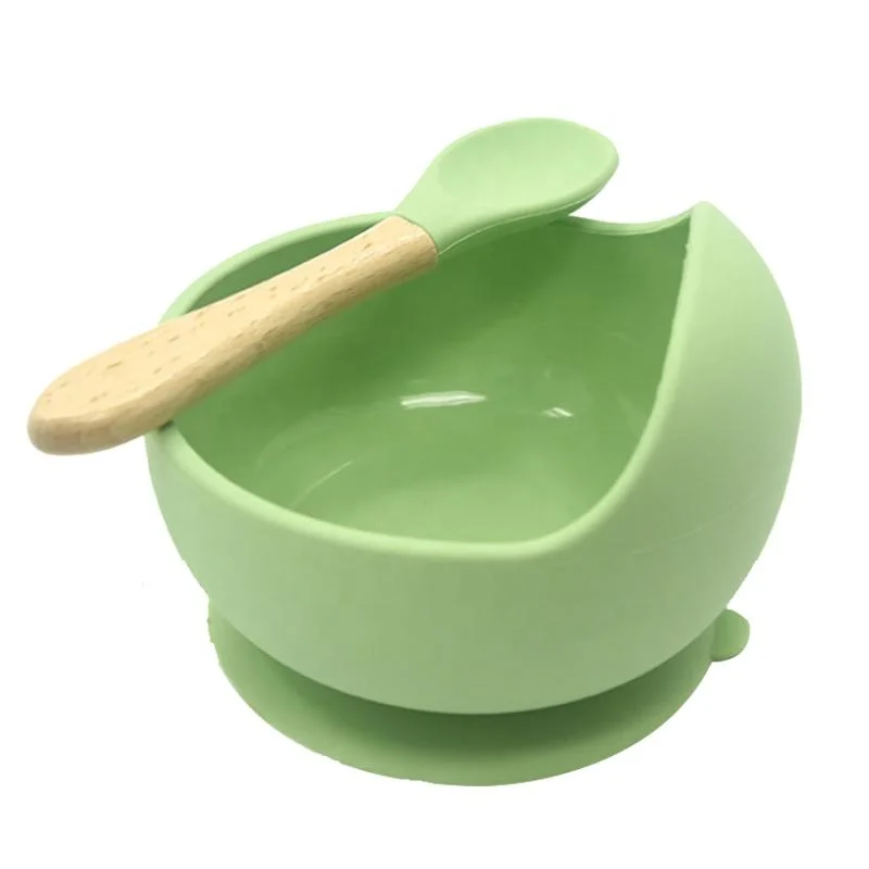 Food Grade Silicone Suction Bowl Kids Tableware Child Toddler Dinnerware Baby Feeding