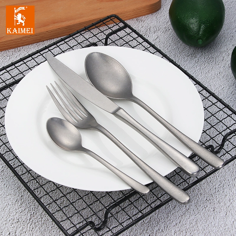 304 Stainless Steel Mirror/Matt/Antique Polished Kitchen Utensils Fork / Spoon / Knife Kitchenware for Hotel/Restaurant/House/Gift