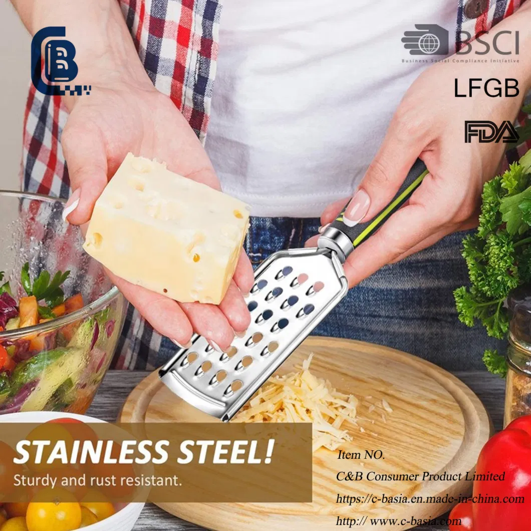 Stainless Steel 3 in 1 Set Cheese Grater Zester Vegetable Cassava Garlic Carrot Ginger Cutter Kitchen Tools