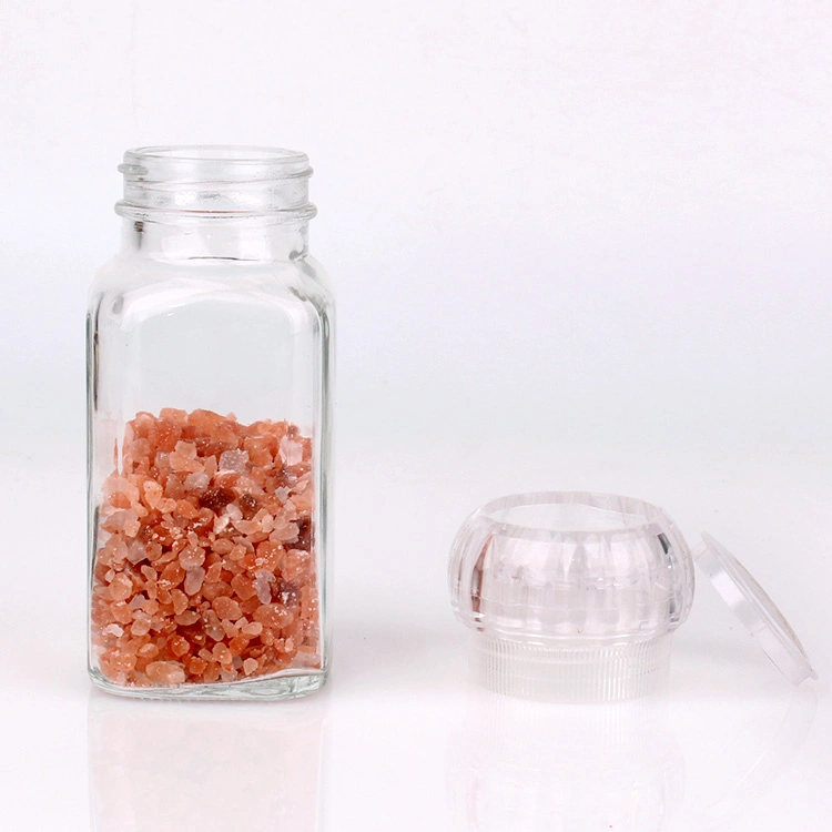Unique Kitchen Spice Glass Grinder Manual Salt Pepper Mill