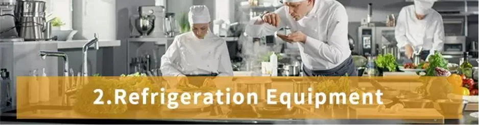 One Stop Solution Commercial Restaurant Kitchen Equipment for Cooking Refrigerating