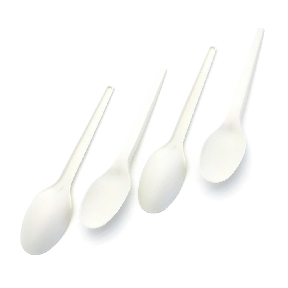 Compostable Disposable Cpla Biodegradable Tableware Plastic Cutlery Set, Eco Friendly Products Disposable Dinnerware