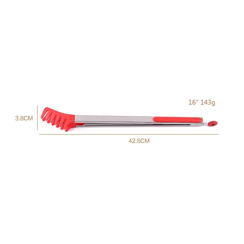 Hot Sale Silicone Food Tongs Serving Tongs Barbecue Grill Food Tong Y-0409r