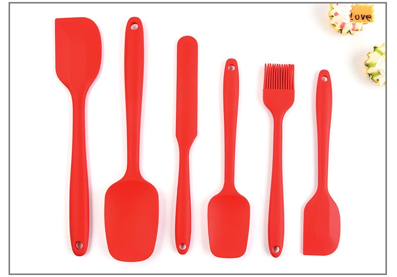 6 PCS BPA Free Silicone Kitchen Utensils Set Cake Baking &amp; Pastry Tools