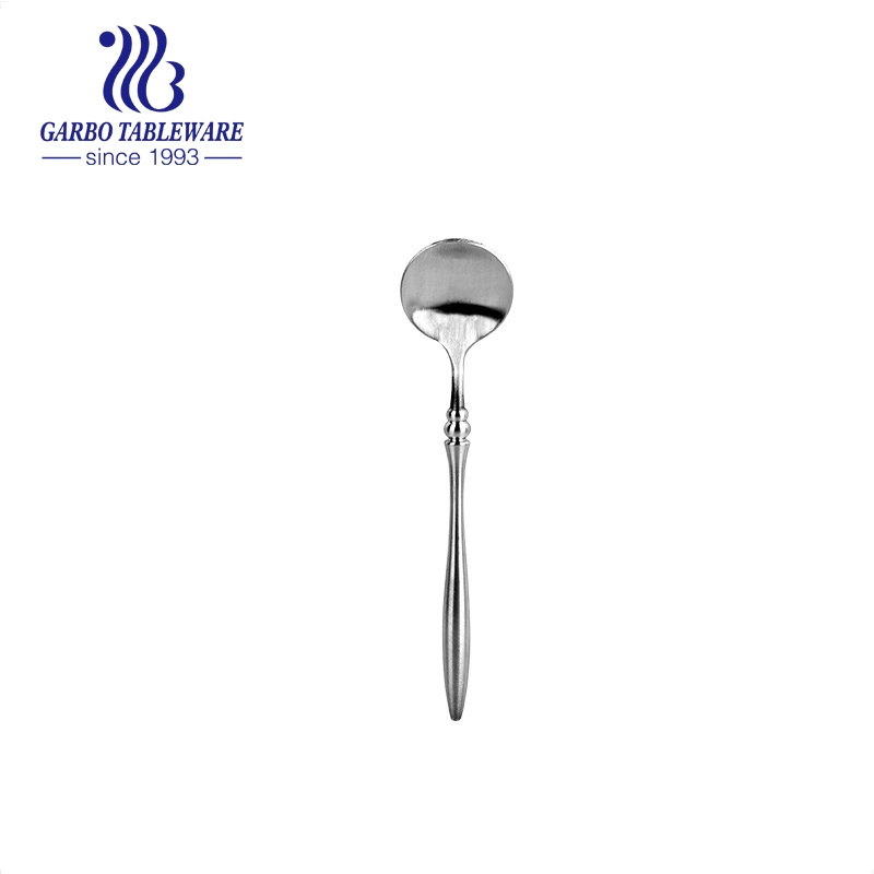 High Quality Wholesal Dinner Spoon Pressed Stainless Steel Hotel Serving Spoon