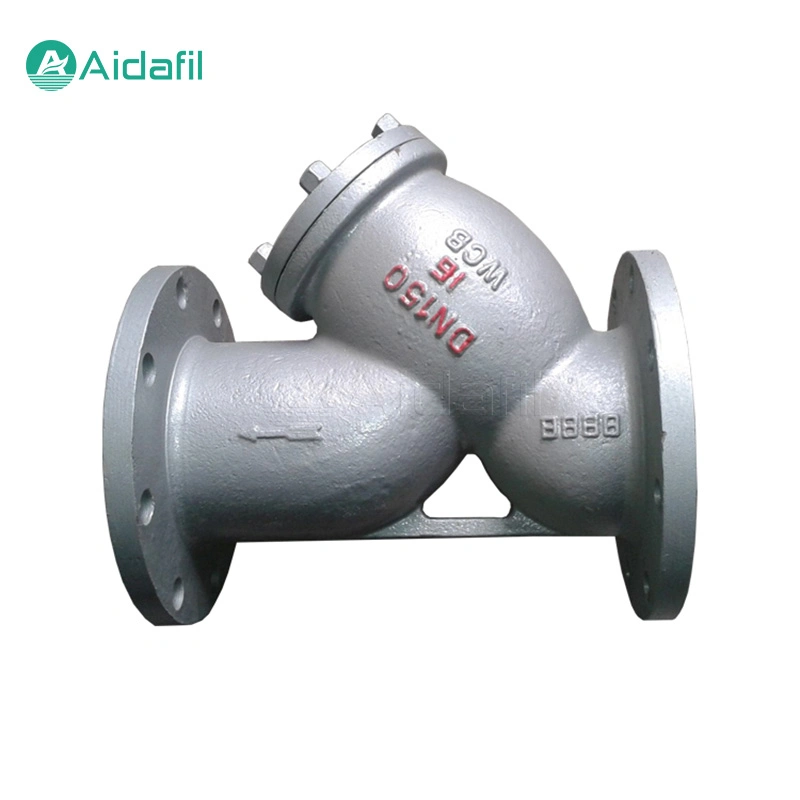 Aida Pipeline Coarse Filtration 316L Stainless Steel Mesh Basket Strainer Filter
