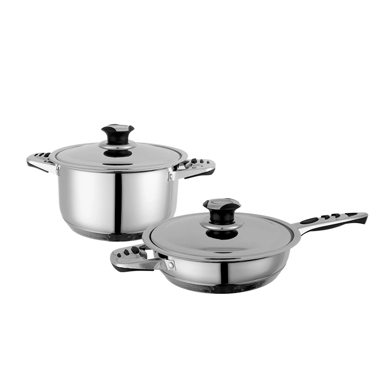 Fast Delivery OEM Stainless Steel Lid Cast Iron Cookware with Frypan Casseerole