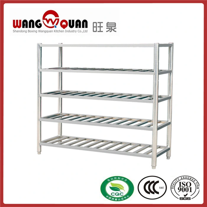 Factory Price Stainless Steel Display Storage Rack Kitchen Warehouse Steel Shelf