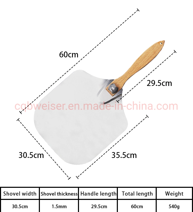 Foldable Aluminium Pizza Shovel Kitchen Accessories Peel Baking Tools