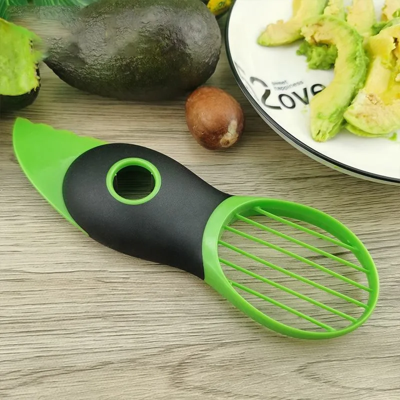 Multifunctional Plastic Avocado Peeler Slicer Separator Tool Kitchen