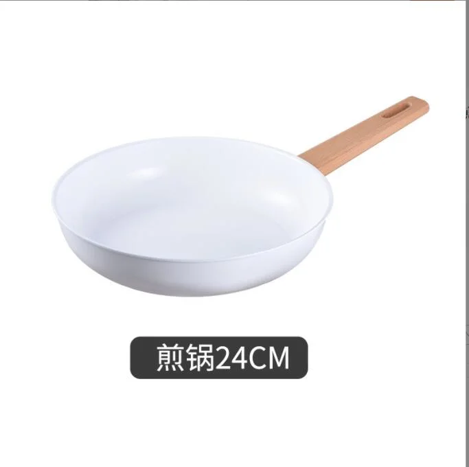 Aluminum Body Cookware Set Non-Stick Ceramic Coating Cool Handle Non-Toxic Pfoa &amp; PTFE Free