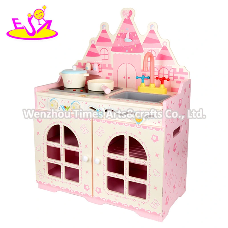 2020 New Released Princess Wooden Kitchen Toy for Girls W10c516