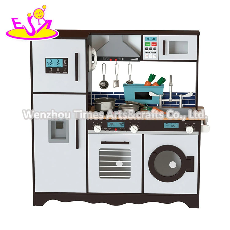 Wholesale Educational Cooking Game Simluation Mini Wooden Kitchen for Kids W10c752