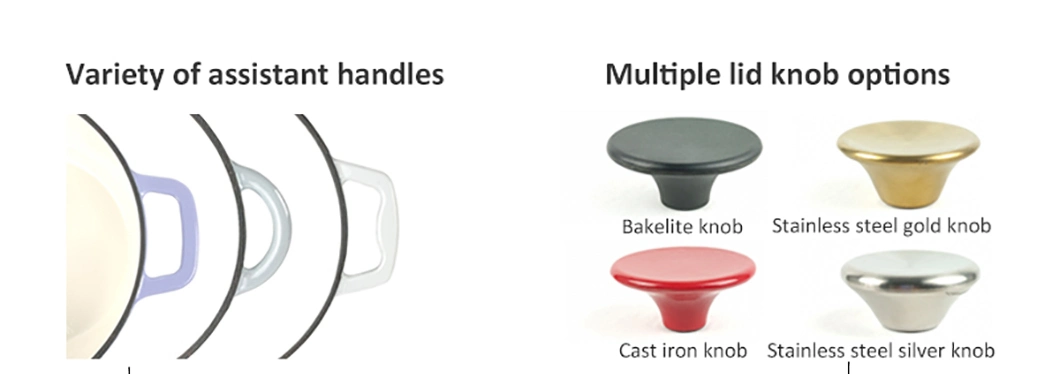 Cheap Price Customized Kitchen Cooking Cast Iron Cookware Enamel Dutch Oven Cast Iron Casserole Pot