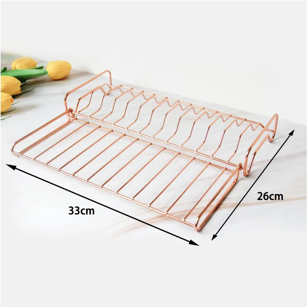 Metal Tableware Sink Dish Storage Kitchen Dish Rack