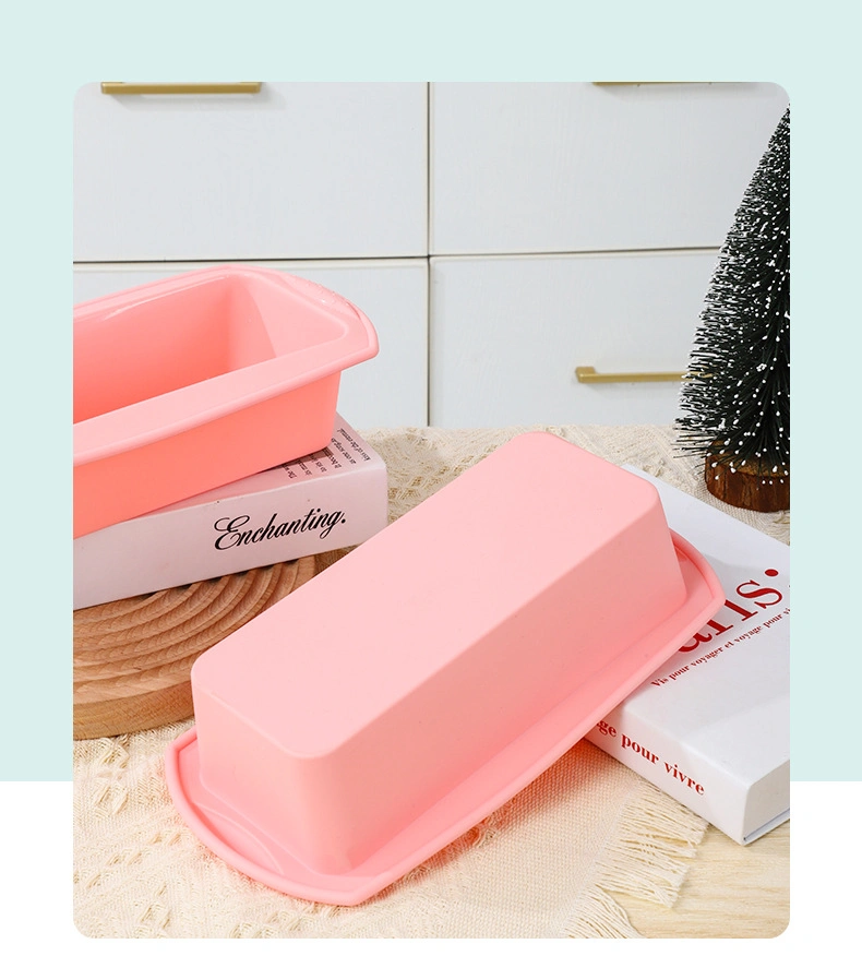 Baking Accessories Rectangular Toast Pan Easter Bread Homemade DIY Silicone Cake Mold