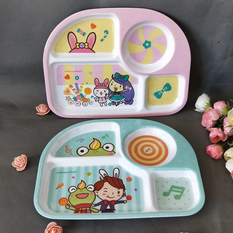 100% Melamine Children Tableware Kids Dinnerware Dinner Set