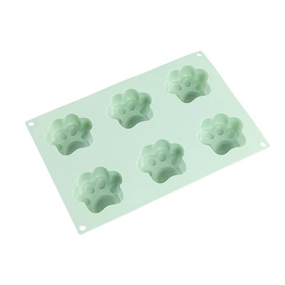 Fine Good Reusable Bakeware Maker Silicone Ice Molds Trays with Puppy Dog Paw and Bone Shape for Baking Chocolate Candy, Oven Microwave Bl17450