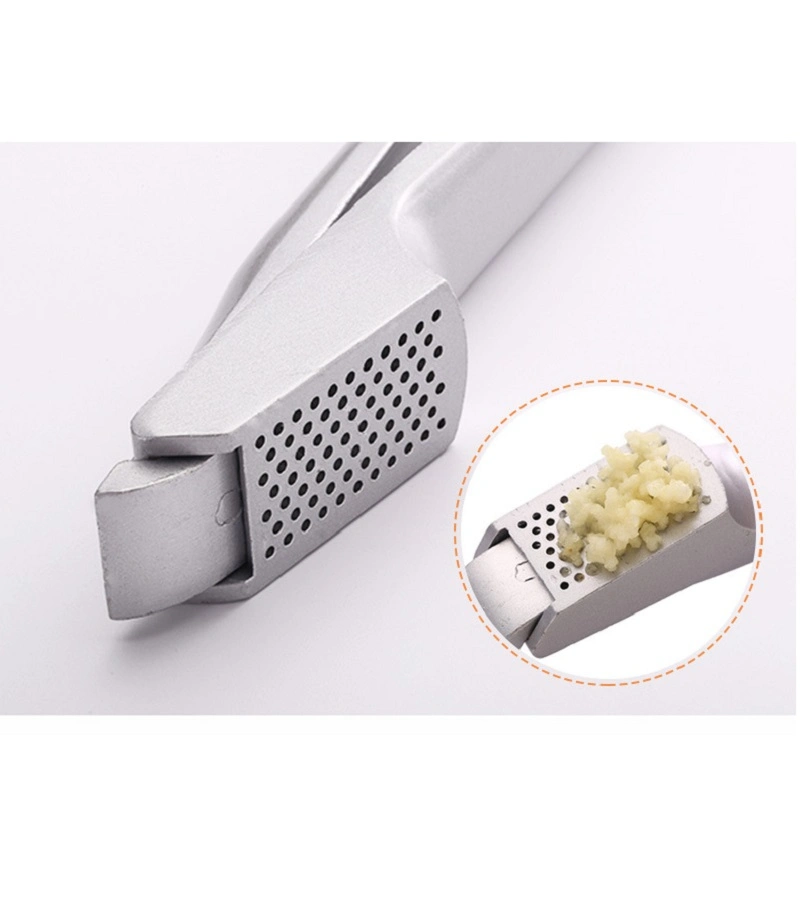 Creative Garlic Press Aluminum Alloy Garlic Grater Crusher Ginger Slicer Kitchen Accessories Vegetable Tools Esg17234