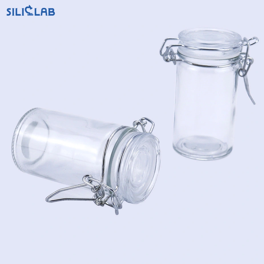 Custom Large Style Kitchen Food Spice High Borosilicate Glass Container Storage Jars with Lids