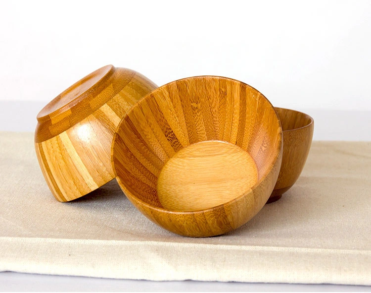 Wooden Tableware Eco-Friendly Baby Bowl Dinnerware Bowls