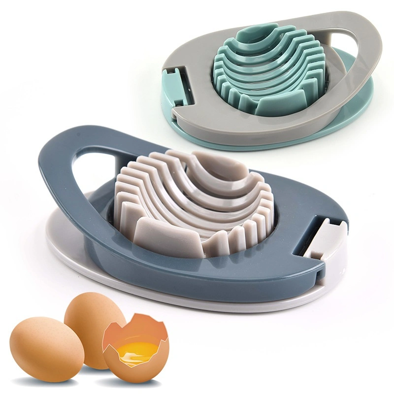 Plastic Wire Boiled Egg Slicer, Cut Wedge Slice Soft Fruits Vegetables Slicer Multifunction Egg Cutter Mold Flower Edges Kitchen Tools Esg17162