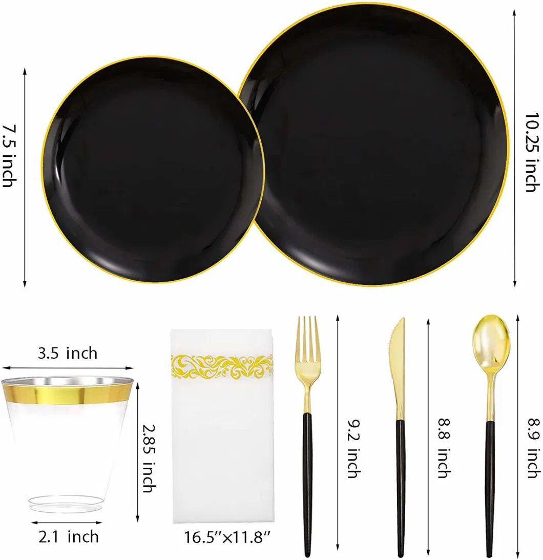 Most Popular Party Tableware Plastic Tableware Disposable Tableware