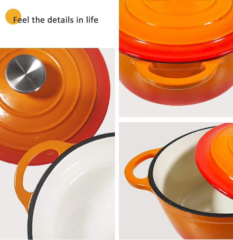 Wholesale Healthy Enamel Cast Iron Cookware