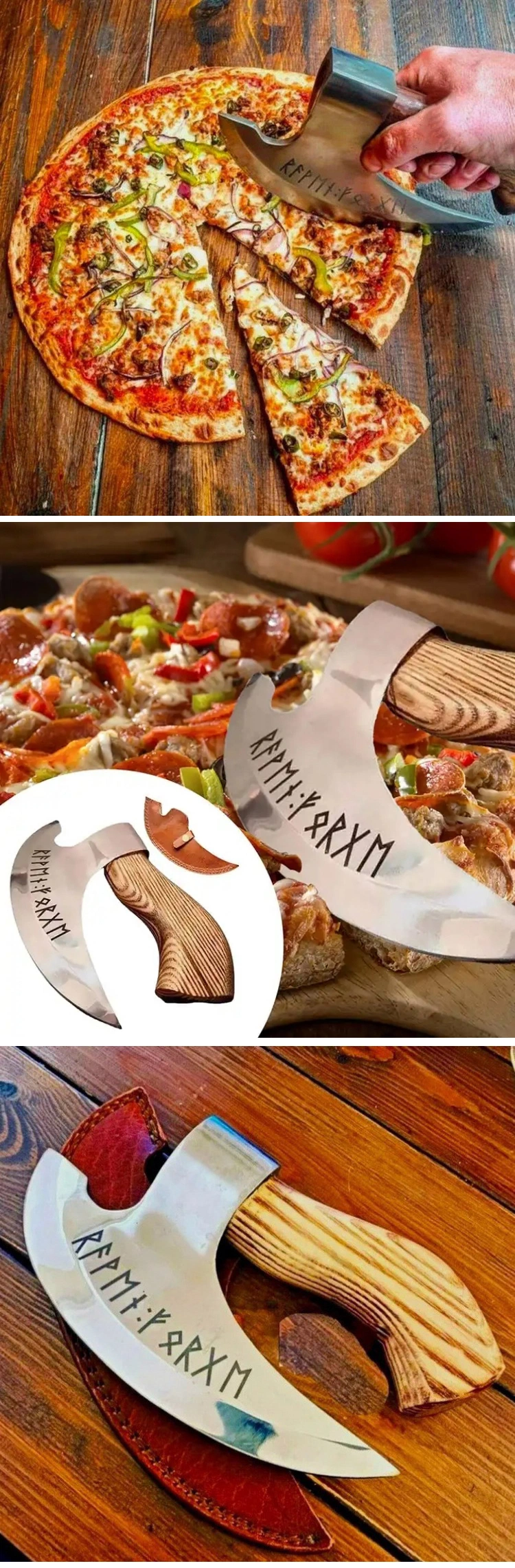 Stainless Steel Kitchen Pizza Tool Accessories Pizza Axe for sale