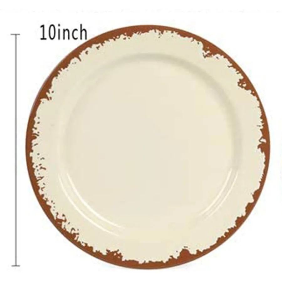 Luxury 12-Piece Melamine Dinnerware Sets Restaurant