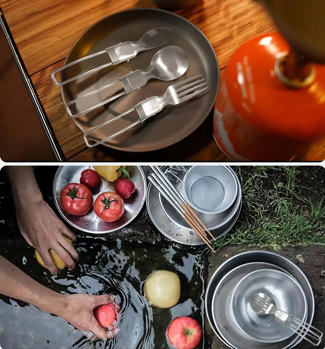 Stainless Portable Knife Fork and Spoon Camping Picnic Utensil