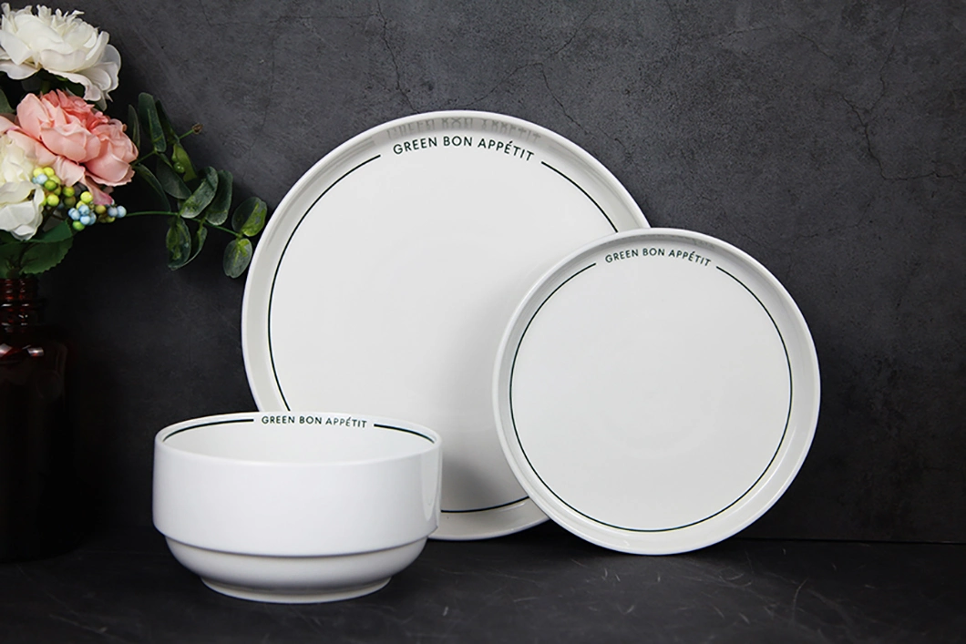 Hot Selling 12 People Porcelain China Dinnerware Sets for Wholesales