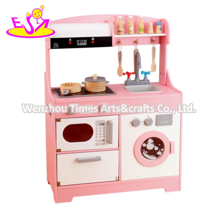 2020 Top Sale Kids Wooden Kitchen Sets for Pretend Play W10c504