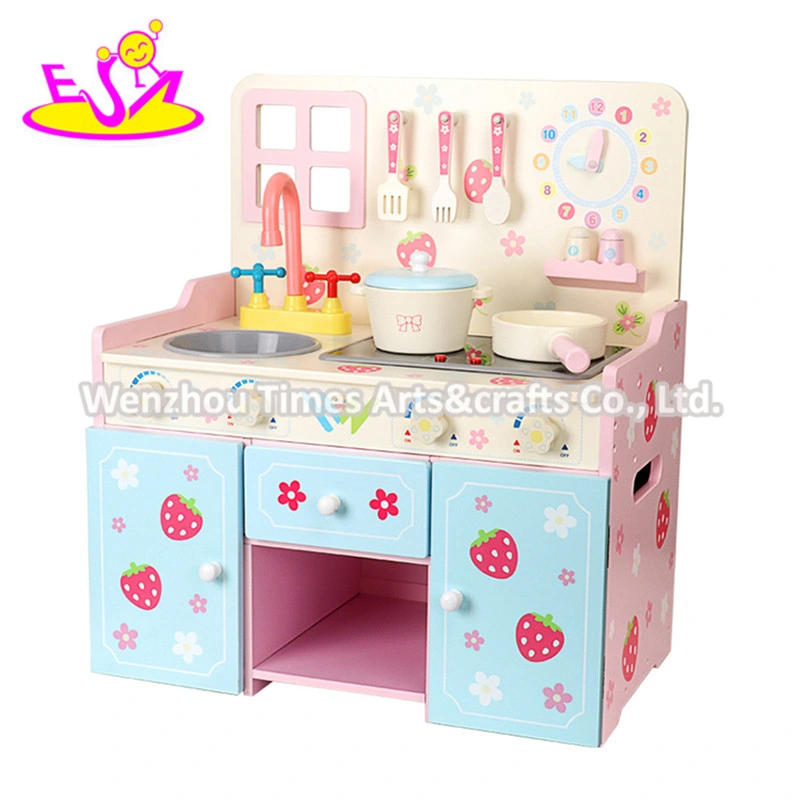 2020 New Released Princess Wooden Kitchen Toy for Girls W10c516