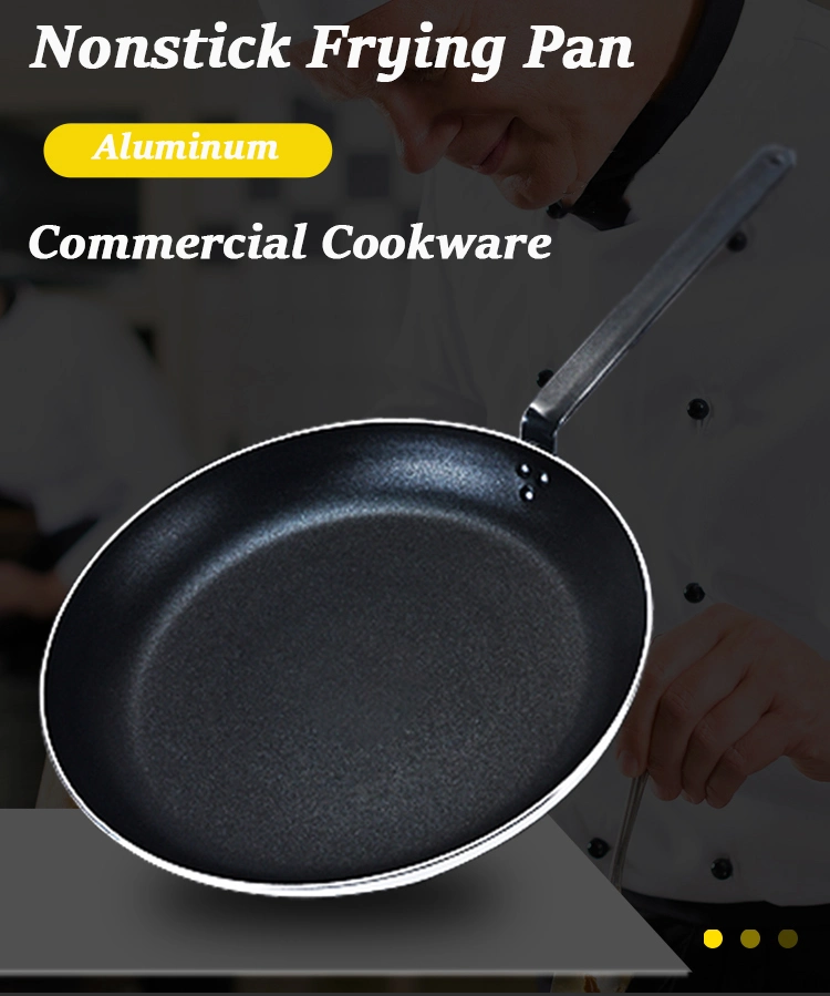 Wholesale Nonstick Chef&prime;s Pan Aluminum Non Stick Sauce Frying Pan Kitchen Utensils