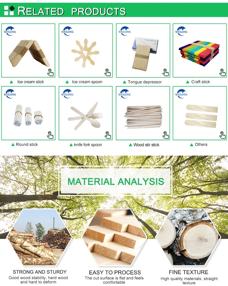 Natural Environmental Protection Tableware Disposable Wooden Tableware Customized