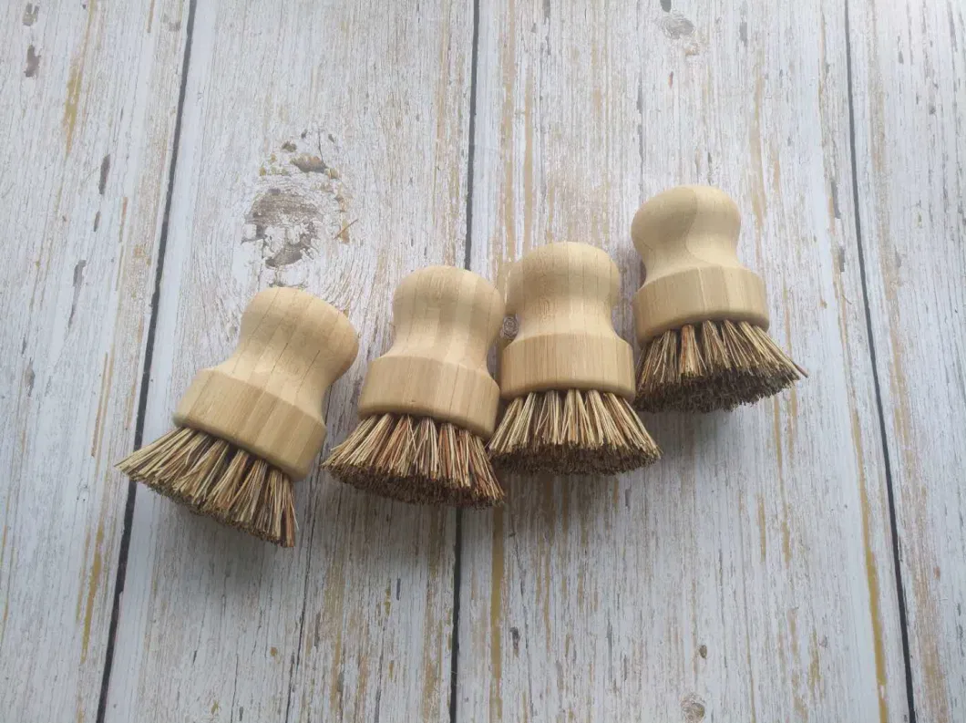 Natural Environmental Bamboo Kitchen Scrub Brush